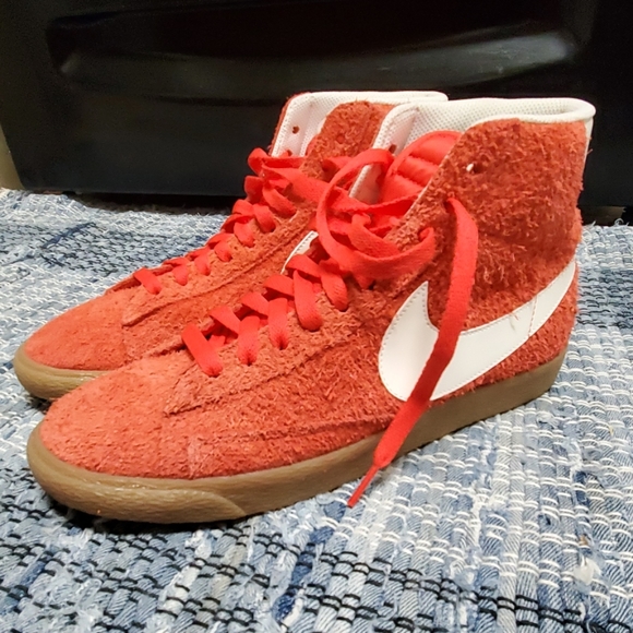 fuzzy nike blazers